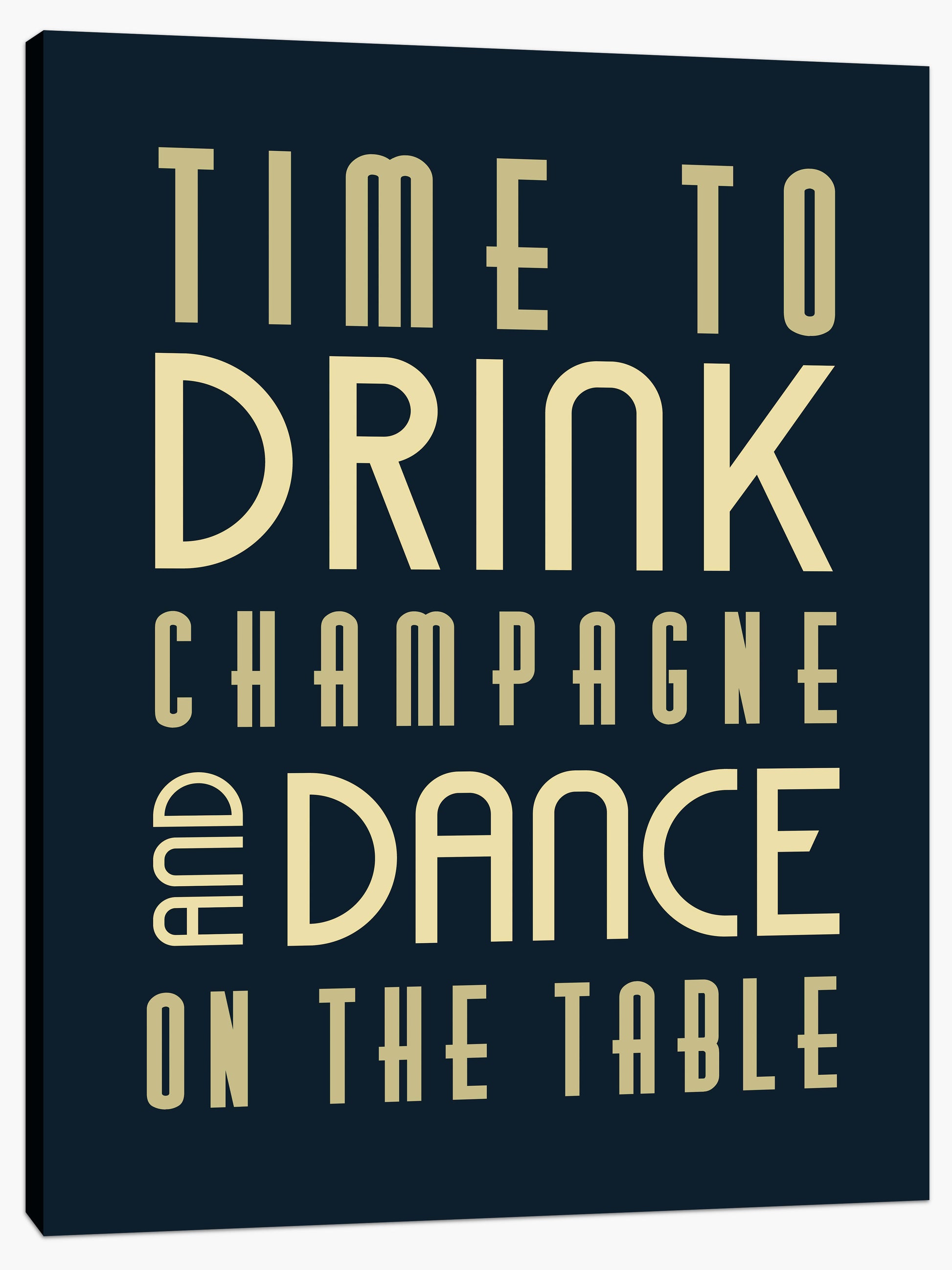 Time to drink champagne