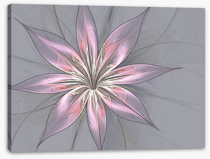 Silk flower in grey