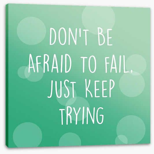 Just keep trying