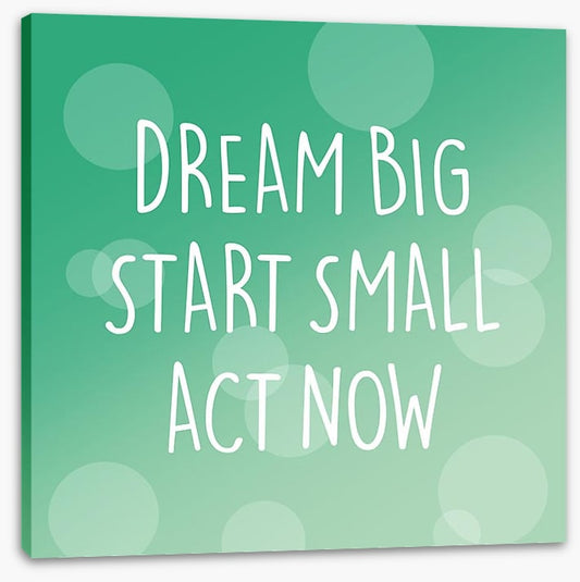 Start small
