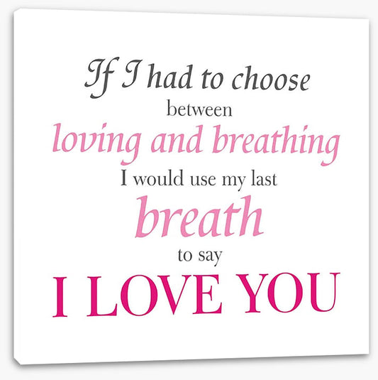 My last breath