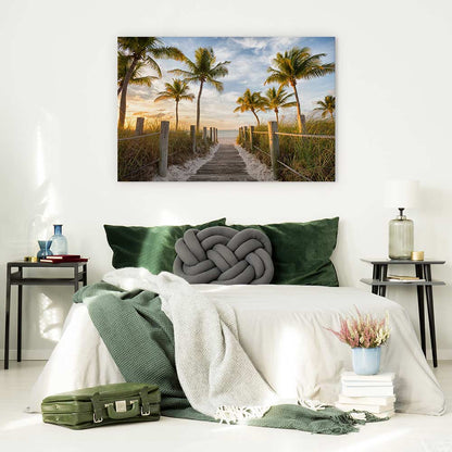 Palms to the beach