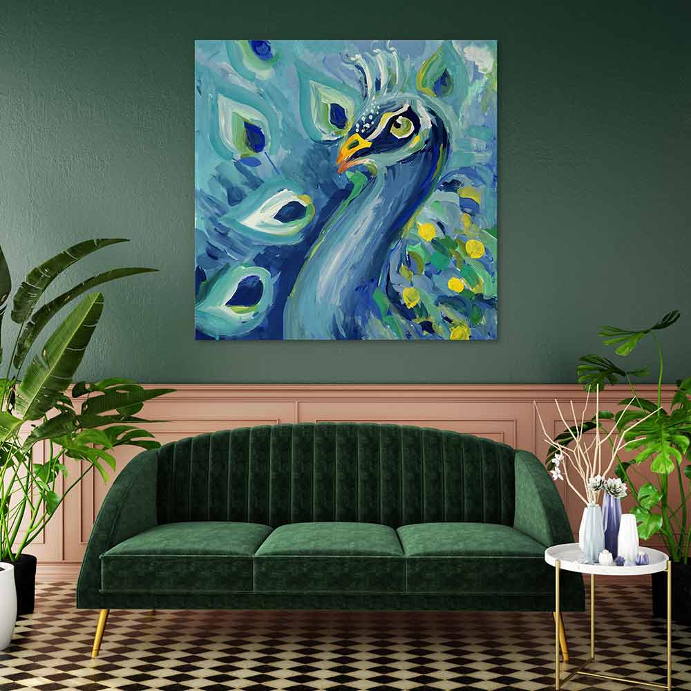 Proud as a peacock