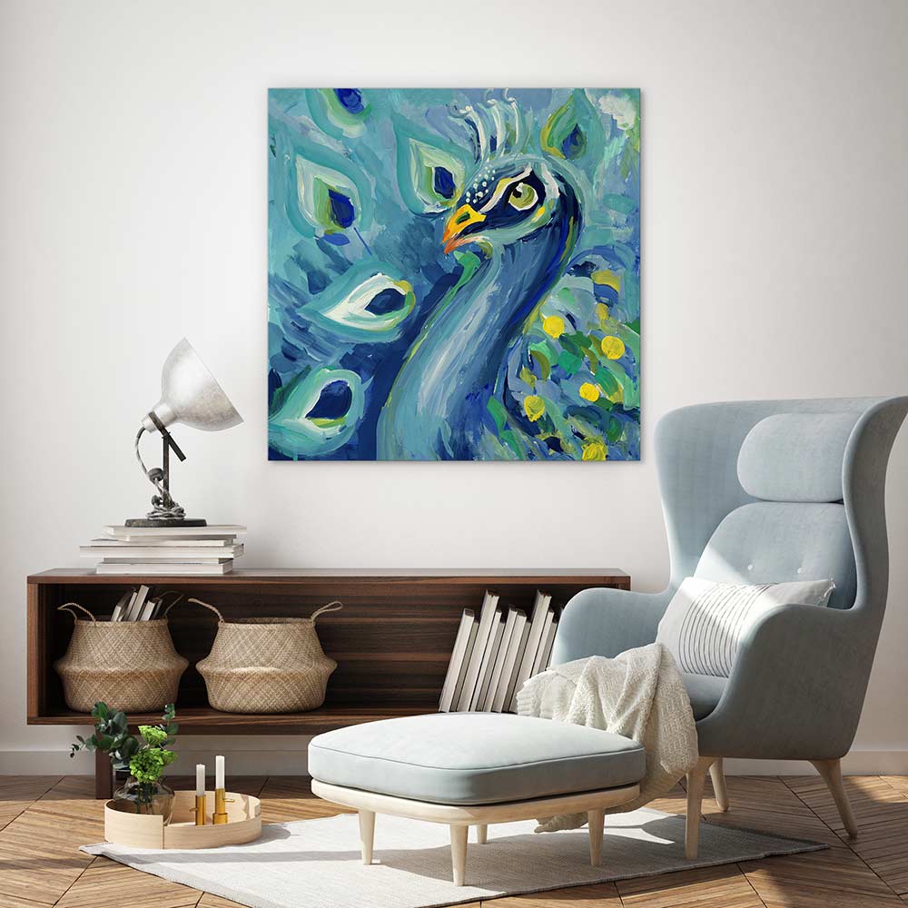 Proud as a peacock