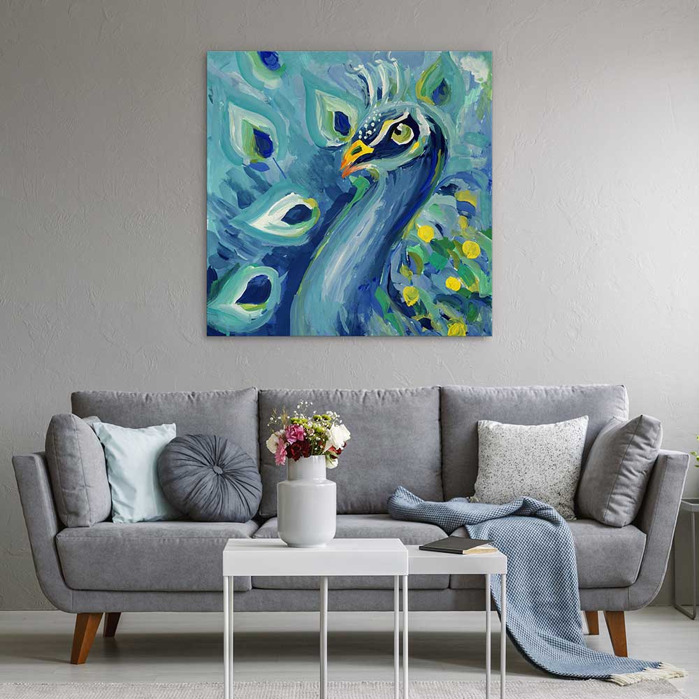 Proud as a peacock