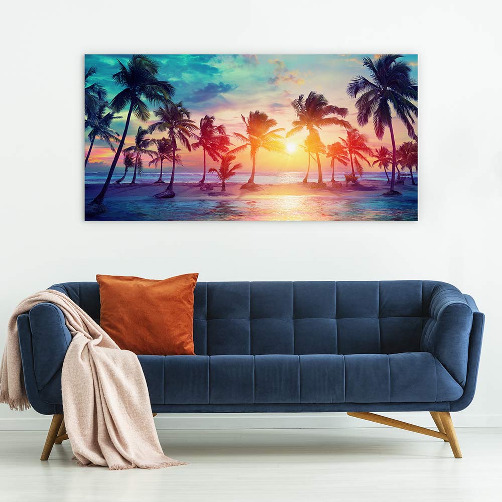 Sunset on summer