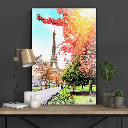 Eiffel Tower sunlight