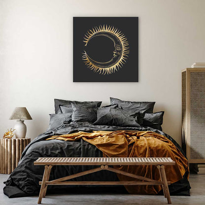 The golden moon