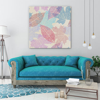 Pastel leaves