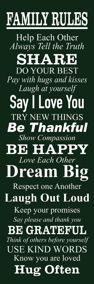 Family rules (Custom 2)