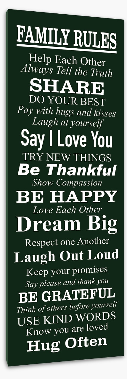 Family rules (Custom 2)