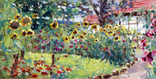 The sunflower garden