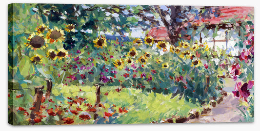 The sunflower garden