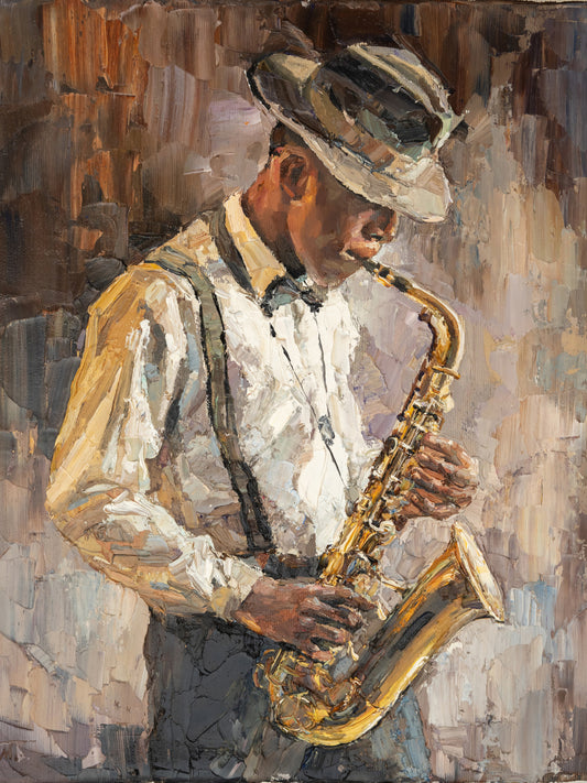 The saxophone player (Custom)