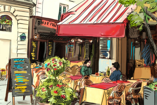 Lunch at the cafe (Custom)