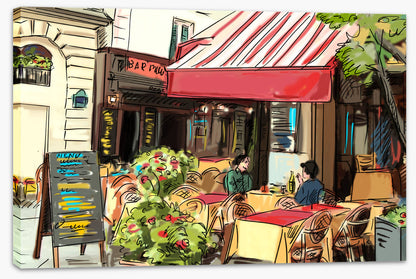 Lunch at the cafe (Custom)