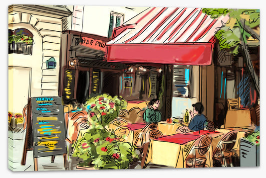 Lunch at the cafe (Custom)