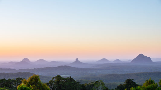 Glasshouse Mountains sunrise