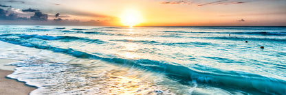 Sunrise over Cancun beach (Custom)
